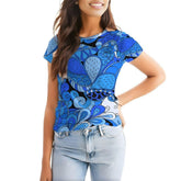 Ima Crew Neck Fitted Tee - Blissfully Brand